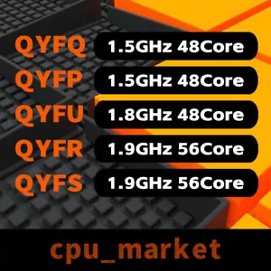Intel Xeon Platinum 8480 8468 8461V ES QYFS QYFU QYFP QYFQ Q0KL QYFR LGA4677 CPU - Picture 1 of 6