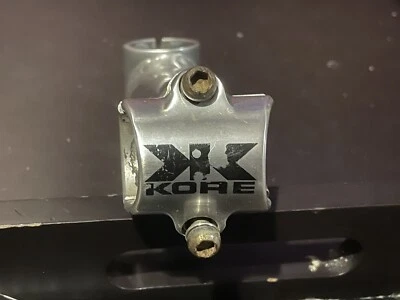 Vintage KORE Bike Stem 120mm x 1 1/8” x 25.4mm Clamp. Silver +/-6 Degree - Image 1 of 3