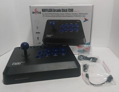 Mayflash F300 Arcade Fight Stick Joystick PS4 XBOX ONE PC Switch Open Box Tested - Image 1 of 4