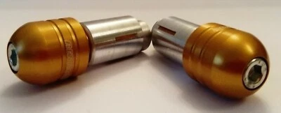 Renthal Oro Moto Alluminio Lega Barra Manubrio Terminali Spine - Immagine 1 di 4