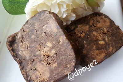 Authentic Raw African Black Soap Organic Ose Dudu Eczema Acne Fungus Psoriasis