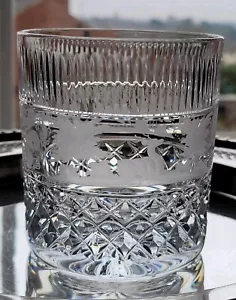 Quality Antique Engraved Large Whisky/Rummer Engraved Stag Scene Victorian Style - Picture 1 of 14