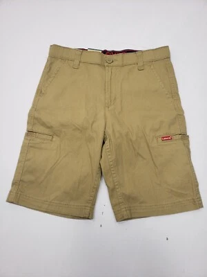 Levi's Boy's Youth Durable 6 Pocket Adjustable Waist Cargo Short Tan Size 14 - Image 1 of 4