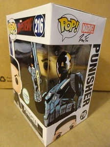 Signed & Sketched Punisher Daredevil Funko Pop #216 - Picture 1 of 10