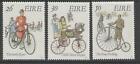 IRELAND SG795/7 1991 EARLY BICYCLES MNH