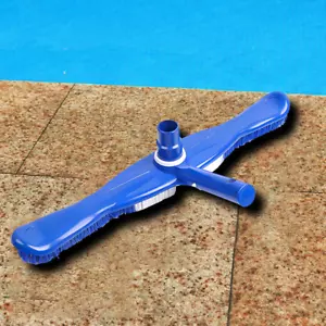 51cm Swimming Pool Cleaning Brush with Swivel & 3M Telescopic Pole SPA Cleaner - Picture 1 of 11