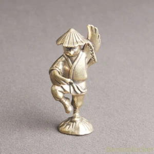 Golden Rooster Mini Figurines Desktop Ornament Carving Crafts Home Decor - Picture 1 of 4