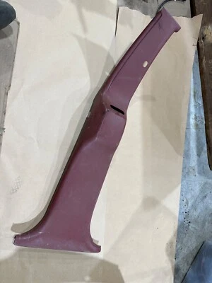 1981-87 AMC Eagle Interior B Pillar Trim Plastic Interior Post Red Right Passeng - Image 1 of 4