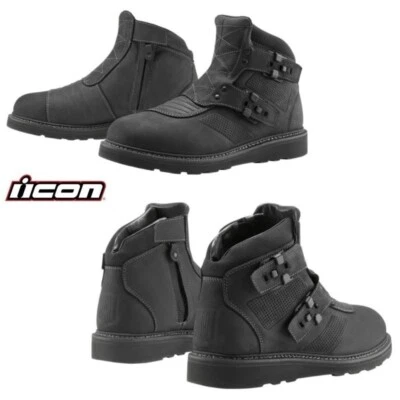 Botas de montar de moto de calle Icon El Bajo2 2024 - Elige la talla negra Foto 1 de 4