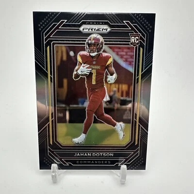 2022 Panini Chronicles #PB-15 Jahan Dotson Prizm Black Silver - Image 1 of 2