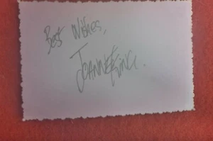 AUSSIE TRIATHLETE JOANNE KING HAND SIGNED CARD - Picture 1 of 1