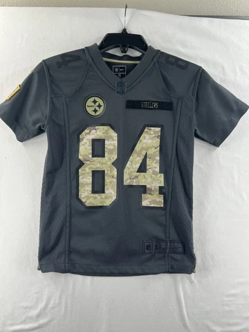 NIKE NFL Pittsburgh Steelers Jersey 84 Brown in Gray Child Size Small Cover