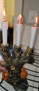 Candelabro tremolante vintage fabbrica di Halloween albero di Halloween gemma - Foto 1 di 17