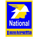 NATIONAL FUELS LAMBRETTA Retro look  Metal Sign KITCHEN GARAGE MANCAVE BAR A5 A4
