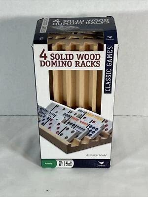 4 estantes de dominó de madera maciza Cardinal Foto 1 de 4