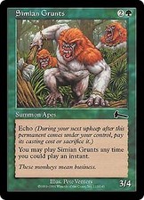 Urza's Legacy Simian Grunts x4 Magic The Gathering NM