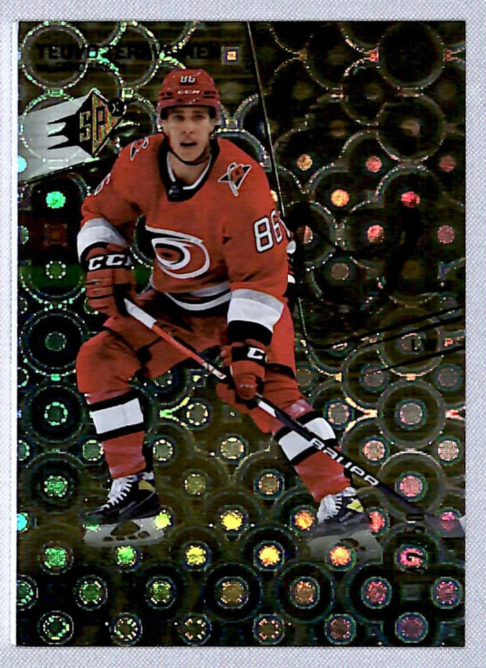 2022-23 SPx Grand Finale Teuvo Teravainen /50 #91 Carolina Hurricanes - Image 1 of 2