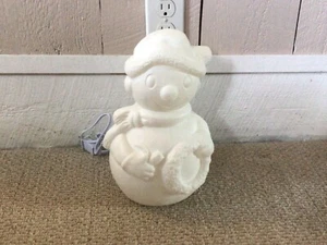 Vintage Union Products 10" MINI SCHNEEMANN Blasform beleuchtet unbenutzt - Bild 1 von 12