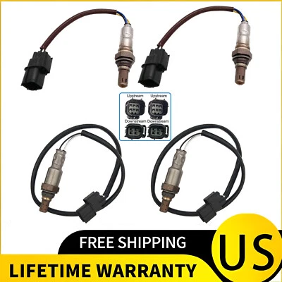 Set of 4 Oxygen O2 Sensors for Acura MDX 3.7L ZDX 3.7L 2010 2011 2012 2013 - Image 1 of 4