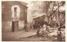 CARTOLINA NON VIAGGIATA_ SARDEGNA _BARBAGIA - MATTINO AD ARITZO_FOT. GUIDO COSTA