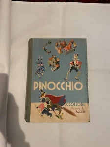 Le avventure di Pinocchio 1946,Illustrazioni Faorzi, Salani edit. Grande formato - Foto 1 di 11