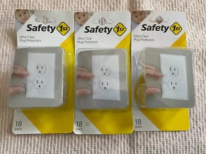 Safety 1st First Ultra Clear Plug Protección Outlet Cubierta Impermeable BN 1 Pack - Imagen 1 de 1