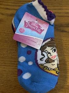 Disney Princess girl's socks 3 pair size 6 -8 - Picture 1 of 2