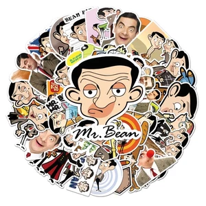 Juego de pegatinas 50 piezas Mr. Pegatina Bean Rowan Atkinson DVD FIlm - Imagen 1 de 9