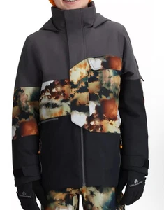 NWT 2025 Obermeyer Boys Small Axel Jacket - Amber Cloud MSRP $199 - Picture 1 of 11