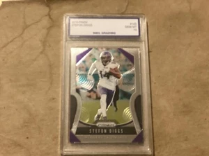2019 Panini Prizm Silver Prizm Stefon Diggs #125 - Graded BMG 10 Gem Mint - Bild 1 von 2