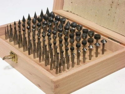 Vintage Set of 110 Miniature Mills Burrs, Made In France - Image 1 of 4