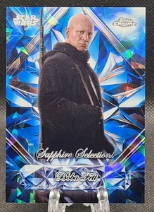 2025 Topps Chrome Sapphire Star Wars Boba Fett Sapphire Selections #SS-1 - Picture 1 of 2