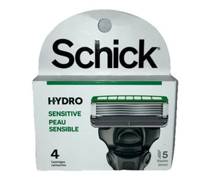 Schick Hydro 5 Skin Comfort Sensitive Men's Razor Blade Refills Cartridges 4ct - Picture 1 of 3