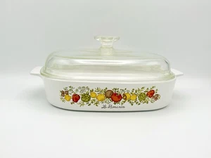 Corning Ware LE ROMARIN Casserole Dish A-10-B w/ Pyrex Lid A-12-C - Picture 1 of 8