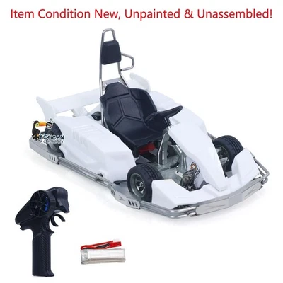 1/10Plastic RC Go-Kart JDM 298B KIT Electric Racing Car Retrofit Model for Adult - Image 1 of 4