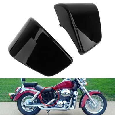 Black Battery Side Fairing Cover For Honda Shadow ACE VT750 VT750C 1997-2003 - Image 1 of 4