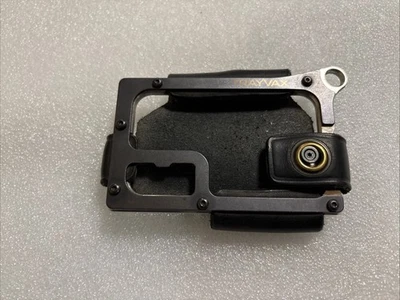 Cartera Trayvax Contour - Acero Inoxidable/Negro Sigiloso - Cartera Minimalista EDC Foto 1 de 4