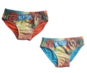 Boys Lion King Swimming Trunks Simba Kids Swim Briefs Age 3-8 Years Orange Blue - Picture 1 of 5