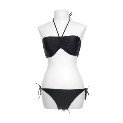 C&A, Bikini, Größe: 40, Elasthan/Polyamid, Schwarz, Einfarbig #9gB - Bild 1 von 4