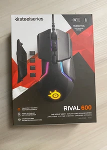 Steel Series Rival 600 Wired Dual-Optical Sensor Weight Configurable Mouse w/Box - Picture 1 of 7