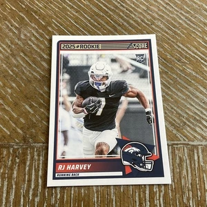 RJ Harvey Rookie 2025 Panini Score Football #49 Broncos - Picture 1 of 2