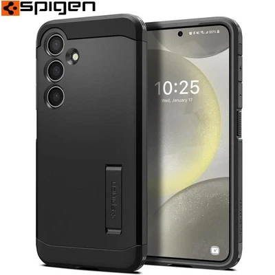 Handyhülle für Galaxy S24 Spigen Case Cover Futeral Hülle Etui Tasche Schwarz