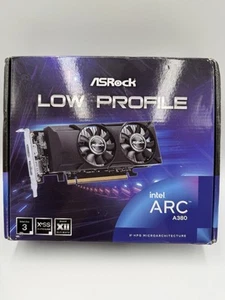 ASRock Intel Arc A380 Low Profile 6GB GDDR6 Graphics Card - Photo 1/10
