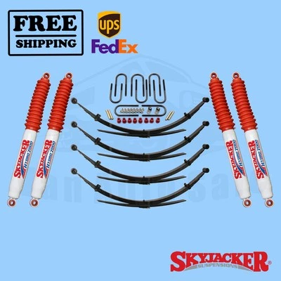 Sistema de elevación de suspensión de 6" con amortiguadores hidráulicos Skyjacker para Chevrolet K10 1975-86 Foto 1 de 3