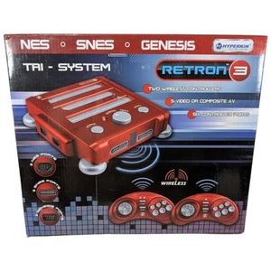 Hyperkin Retron 3 Console di Gioco Retrò 3 Rossa 3 in 1 con Controller e Cavi Testata - Foto 1 di 15