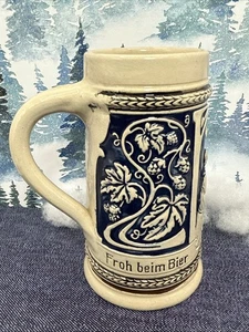 Vintage German Beer Stein/ Mug, Made In West Germany - No Lid - Picture 1 of 10