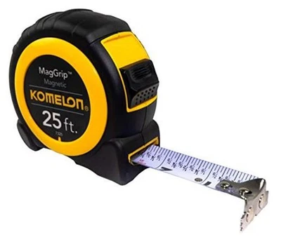  7325; 25' x 1" Magnetic MagGrip Tape Measure, Yellow/Black 7.6 m - Image 1 of 4