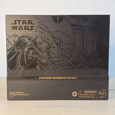 NYCC 2025 Star Wars The Black Series Mace Windu & Darth Sidious Juego Exclusivo  Foto 1 de 4