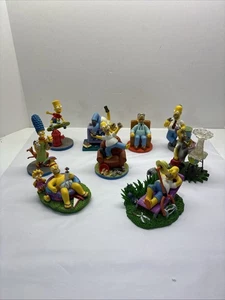 The Simpsons “At Home With Homer” & “Nuclear Family” Sculptures By Hamilton - Picture 1 of 11