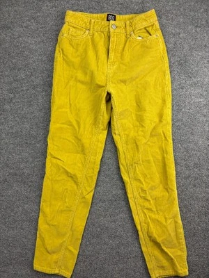 Pantalón BDG Urban Outfitters Mamá tiro alto para mujer 26 amarillo pana patinador Foto 1 de 4